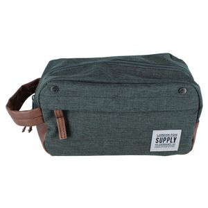 London Fog Men's Accessory Case Travel Kit with Carrying Handle